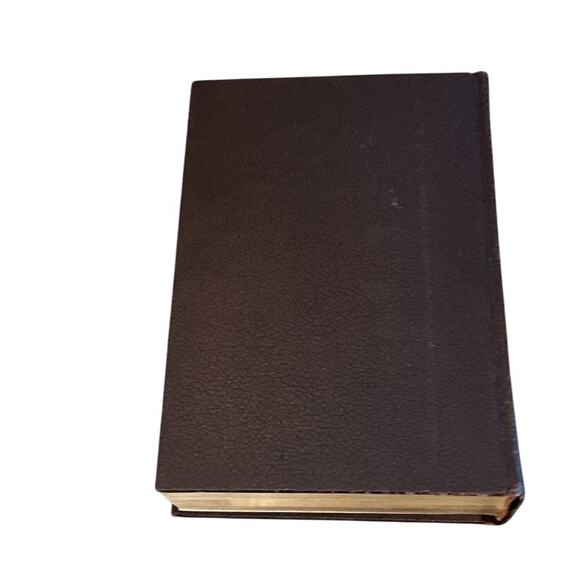 Holy Bible Catholic Action Addition Goodwill Brown Gold MCM 1953 50s Illustrated - Picture 3 of 16